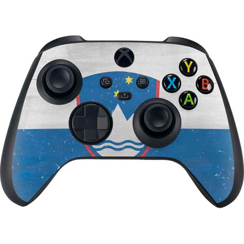 Slovenia Flag Distressed Xbox Series X Skins